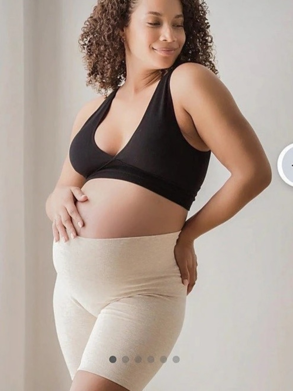Sublime® Bamboo Maternity & Postpartum Bike Short NWT